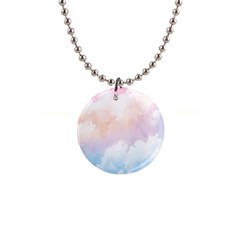 Morning Sky Love 1  Button Necklace