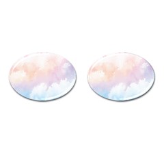 Morning Sky Love Cufflinks (Oval)