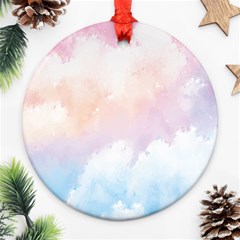 Morning Sky Love Round Ornament (Two Sides)