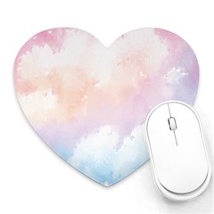 Morning Sky Love Heart Mousepads