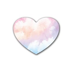 Morning Sky Love Heart Coaster (4 pack) 