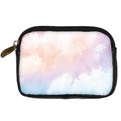 Morning Sky Love Digital Camera Leather Case by designsbymallika