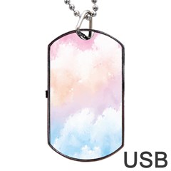 Morning Sky Love Dog Tag USB Flash (One Side)