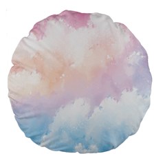 Morning Sky Love Large 18  Premium Round Cushions