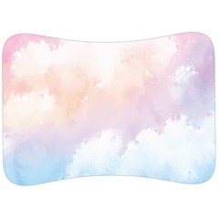 Morning Sky Love Velour Seat Head Rest Cushion by designsbymallika