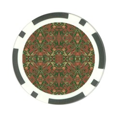 Modern Tropical Motif Print Poker Chip Card Guard by dflcprintsclothing