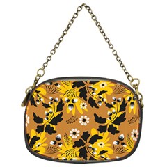 Folk Flowers Art Pattern  Chain Purse (one Side) by Eskimos