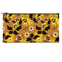 Folk Flowers Art Pattern  Pencil Case by Eskimos