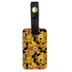 Folk Flowers Art Pattern  Luggage Tag (one Side) by Eskimos