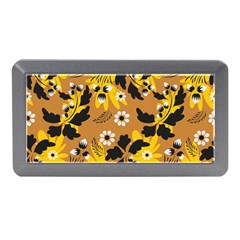 Folk Flowers Art Pattern  Memory Card Reader (mini) by Eskimos