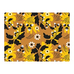 Folk Flowers Art Pattern  Double Sided Flano Blanket (mini)  by Eskimos