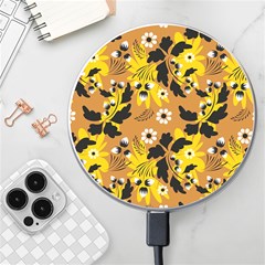 Folk Flowers Art Pattern  Wireless Charger by Eskimos