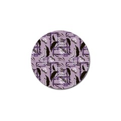 Folk Flowers Art Pattern Floral  Golf Ball Marker by Eskimos