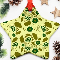 Folk Flowers Art Pattern Floral  Ornament (star) by Eskimos