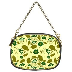 Folk Flowers Art Pattern Floral  Chain Purse (one Side) by Eskimos