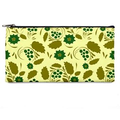 Folk Flowers Art Pattern Floral  Pencil Case by Eskimos