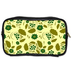 Folk Flowers Art Pattern Floral  Toiletries Bag (one Side) by Eskimos