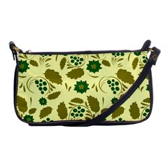 Folk Flowers Art Pattern Floral  Shoulder Clutch Bag by Eskimos