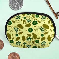 Folk Flowers Art Pattern Floral  Accessory Pouch (medium) by Eskimos