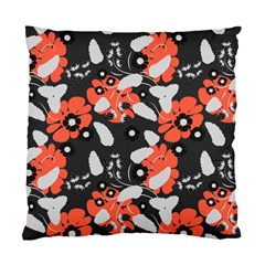 Folk flowers art pattern Floral   Standard Cushion Case (Two Sides)