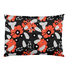 Folk flowers art pattern Floral   Pillow Case