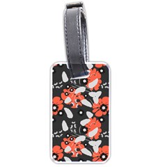 Folk flowers art pattern Floral   Luggage Tag (one side)