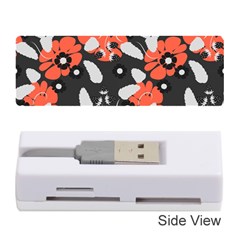 Folk flowers art pattern Floral   Memory Card Reader (Stick)