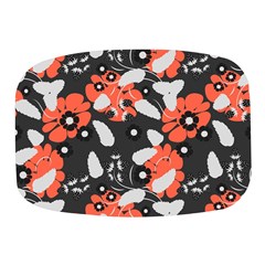 Folk flowers art pattern Floral   Mini Square Pill Box