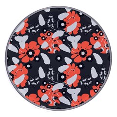 Folk flowers art pattern Floral   Wireless Charger