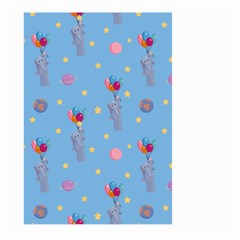 Baby Elephant Flying On Balloons Large Garden Flag (two Sides) by SychEva