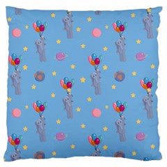 Baby Elephant Flying On Balloons Standard Flano Cushion Case (two Sides) by SychEva