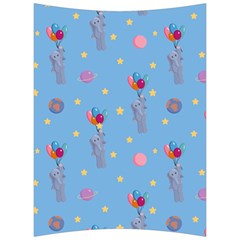 Baby Elephant Flying On Balloons Back Support Cushion by SychEva