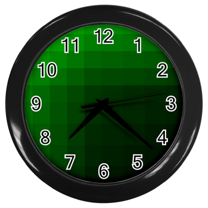 Zappwaits-green Wall Clock (Black)