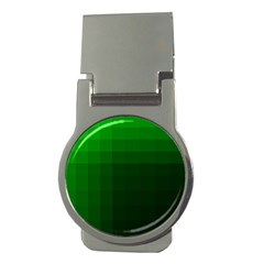 Zappwaits-green Money Clips (round)  by zappwaits