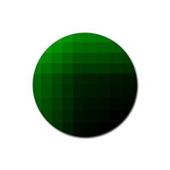 Zappwaits-green Rubber Coaster (round)  by zappwaits