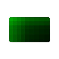 Zappwaits-green Magnet (name Card)