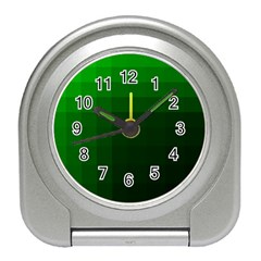 Zappwaits-green Travel Alarm Clock by zappwaits