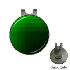 Zappwaits-green Hat Clips With Golf Markers by zappwaits