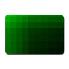 Zappwaits-green Small Doormat  by zappwaits