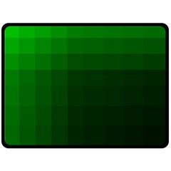 Zappwaits-green Fleece Blanket (large)  by zappwaits