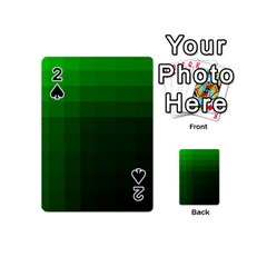 Zappwaits-green Playing Cards 54 Designs (mini)