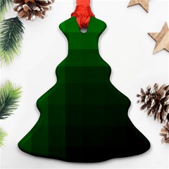 Zappwaits-green Ornament (christmas Tree)  by zappwaits