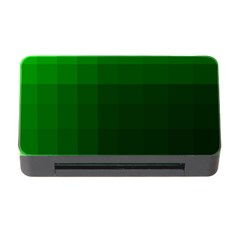 Zappwaits-green Memory Card Reader With Cf by zappwaits