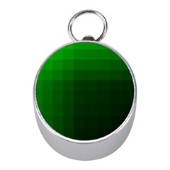 Zappwaits-green Mini Silver Compasses by zappwaits