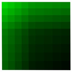 Zappwaits-green Wooden Puzzle Square by zappwaits