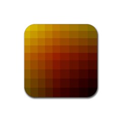 Zappwaits - Color Gradient Rubber Coaster (square)  by zappwaits