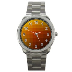 Zappwaits - Color Gradient Sport Metal Watch by zappwaits