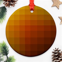 Zappwaits - Color Gradient Round Ornament (two Sides) by zappwaits