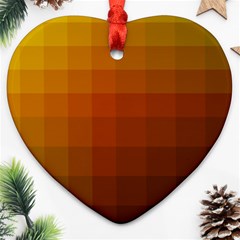 Zappwaits - Color Gradient Heart Ornament (two Sides) by zappwaits