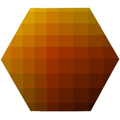 Zappwaits - Color Gradient Wooden Puzzle Hexagon by zappwaits